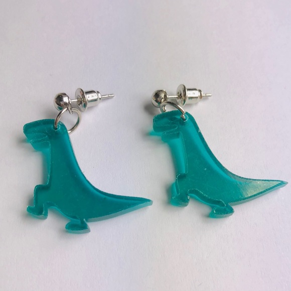 Kate Stylist Jewelry - New! Brachiosaurus Dinosaurs Dangle Drop Earrings.